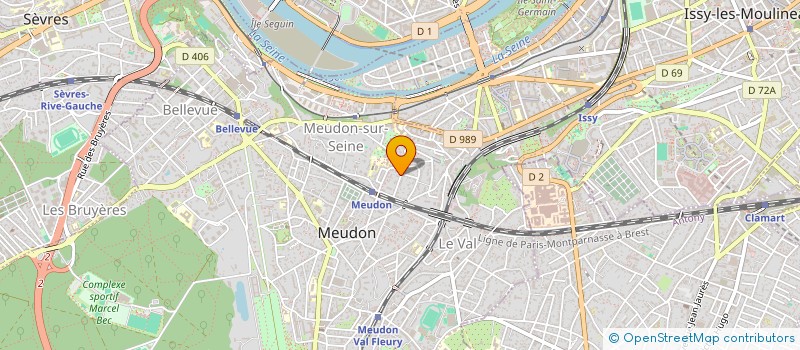 localisation de l'entreprise GWENO TOUTENDECO à MEUDON