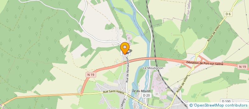 localisation de l'entreprise GWENOLE  PORT-SUR-SAONE