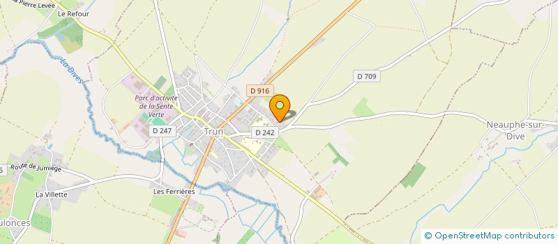 localisation de l'entreprise GWENOLLINE à TRUN