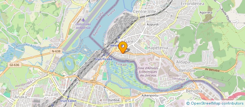 localisation de l'entreprise GWENRANN  HENDAYE