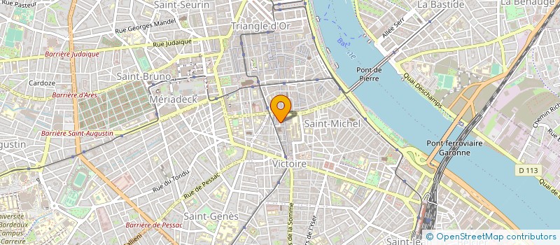 localisation de l'entreprise GWENSAS à BORDEAUX