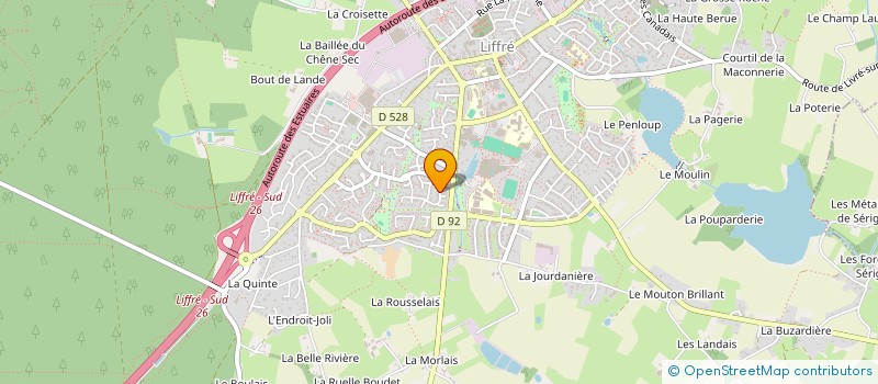 localisation de l'entreprise GWENYTIA à LIFFRE