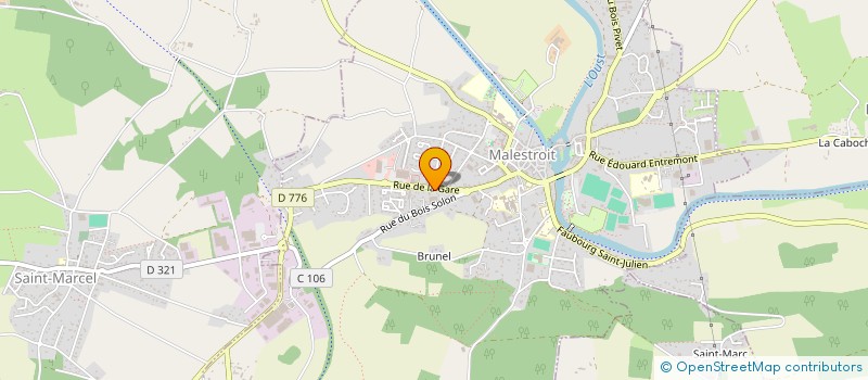 localisation de l'entreprise GWERANNA  MALESTROIT