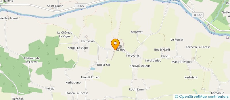 localisation de l'entreprise GWEZENN AR VUHEZ  LANGUIDIC