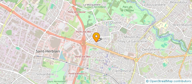 localisation de l'entreprise GWG  SAINT-HERBLAIN