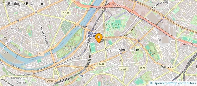 localisation de l'entreprise GWIBLE à ISSY-LES-MOULINEAUX