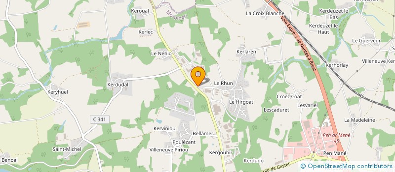 localisation de l'entreprise GWIDEL FITNESS à GUIDEL