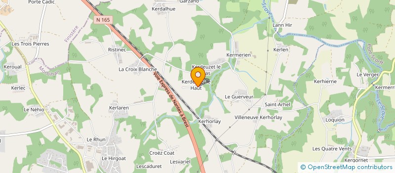 localisation de l'entreprise GWIDEL HANDIGLISSE  GUIDEL