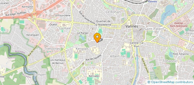 localisation de l'entreprise GWIDOR  VANNES