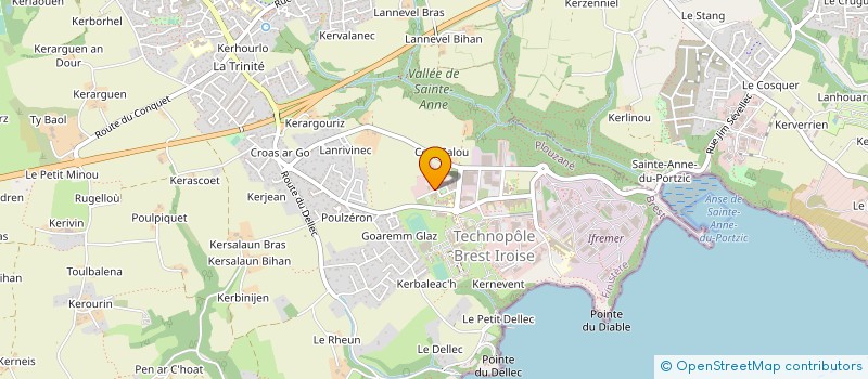 localisation de l'entreprise GWILEN à PLOUZANE