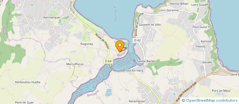 localisation de l'entreprise GWIN AN ENEZ WENN  LOCQUIREC