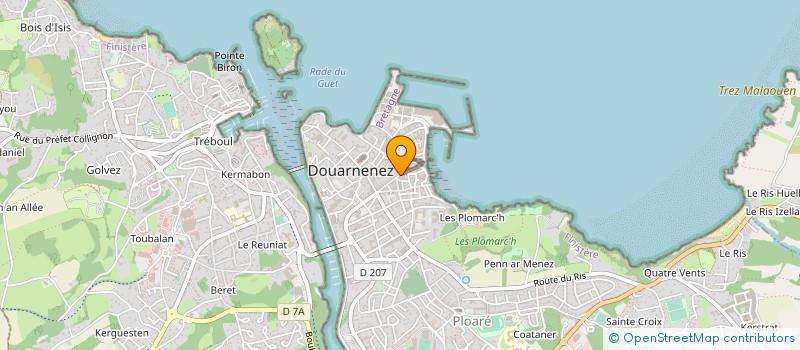 localisation de l'entreprise GWINIZH HA BARA à DOUARNENEZ