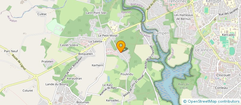 localisation de l'entreprise GWINIZH MOR  ARRADON