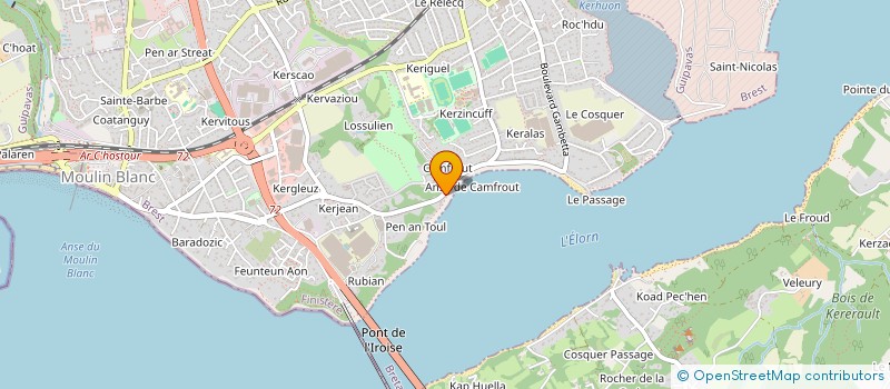 localisation de l'entreprise GWITALMEZE PROVOSTIC  LE RELECQ-KERHUON