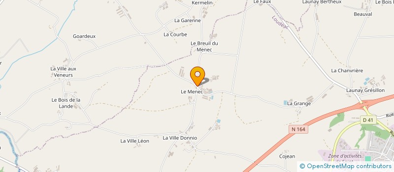 localisation de l'entreprise GWITIBUNAN à LOUDEAC