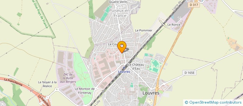 localisation de l'entreprise GWLAD à VILLERON