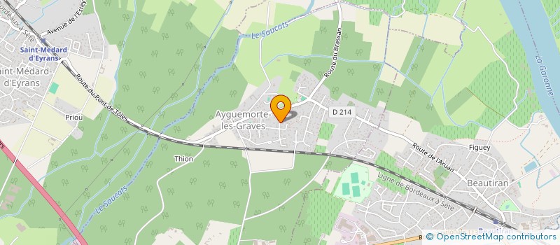 localisation de l'entreprise GWLADYSHOLISTIQUE  AYGUEMORTE-LES-GRAVES