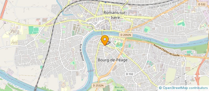 localisation de l'entreprise GWO FANMI  BOURG-DE-PEAGE