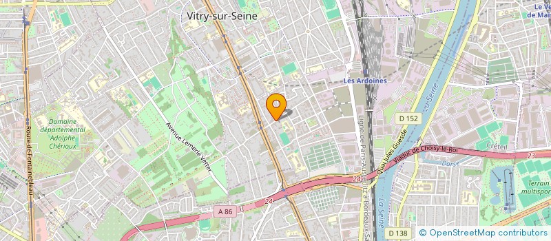 localisation de l'entreprise GWOO à VITRY-SUR-SEINE