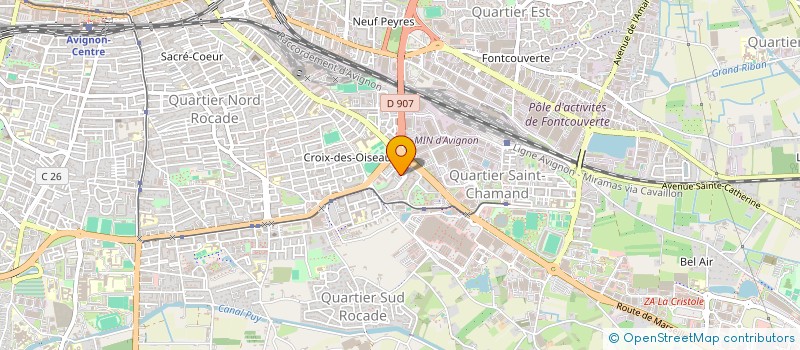 localisation de l'entreprise GWP FRANCE à AVIGNON