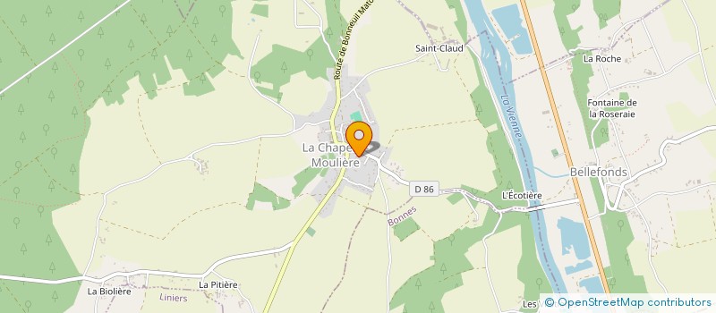 localisation de l'entreprise GWS  LA CHAPELLE-MOULIERE