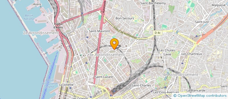 localisation de l'entreprise GWS à MARSEILLE
