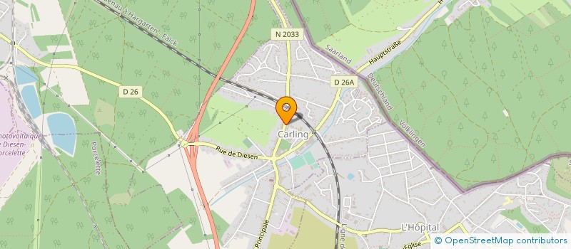 localisation de l'entreprise GWS INTERNATIONAL SARL  CARLING