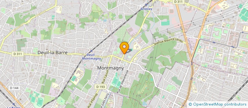 localisation de l'entreprise GWS PROPRETE SERVICE  MONTMAGNY