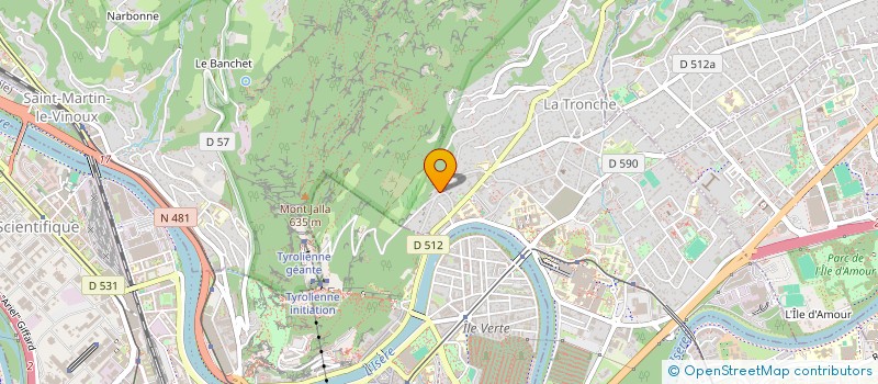 localisation de l'entreprise GWT SERVICES  LA TRONCHE