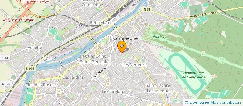 localisation de l'entreprise GX  COMPIEGNE