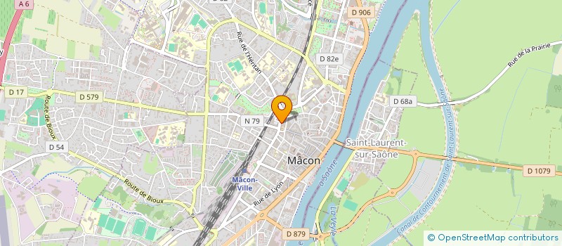 localisation de l'entreprise GX ELECTRONIQUE à MACON