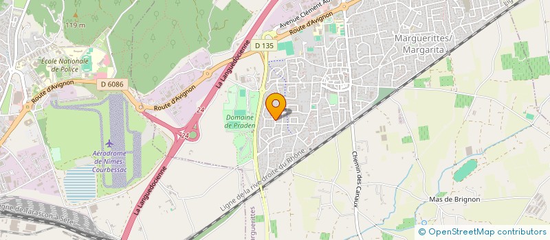 localisation de l'entreprise GX HOLDING  MARGUERITTES