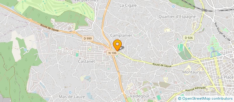 localisation de l'entreprise GXH  NIMES