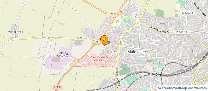 localisation de l'entreprise GXILE à MAINVILLIERS