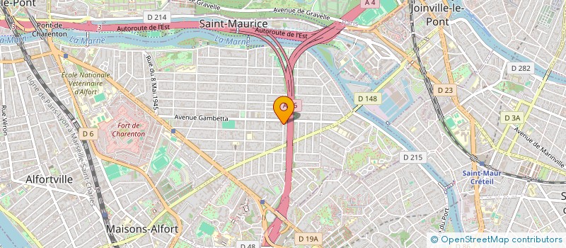 localisation de l'entreprise GXP1 à MAISONS-ALFORT