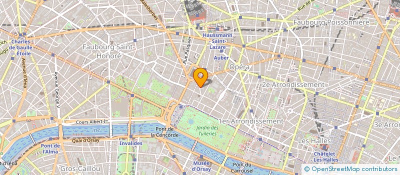 localisation de l'entreprise GXP3  PARIS 01