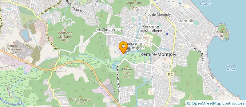 localisation de l'entreprise GXSTUDIO  REMIRE-MONTJOLY