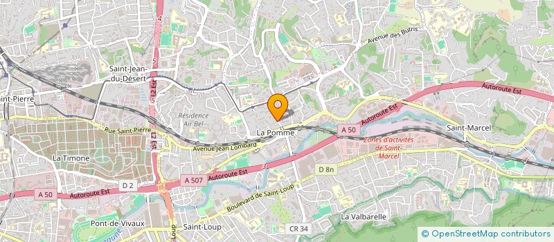 localisation de l'entreprise GY CORP à MARSEILLE