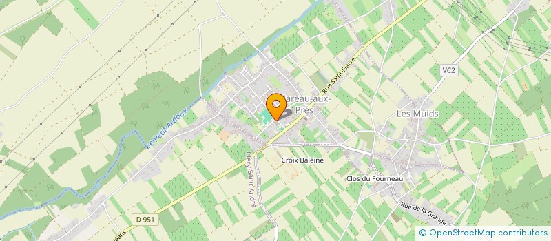 localisation de l'entreprise GY MNASTIQUE VOLONTAIRE MAREAU AUX PRES  MAREAU-AUX-PRES