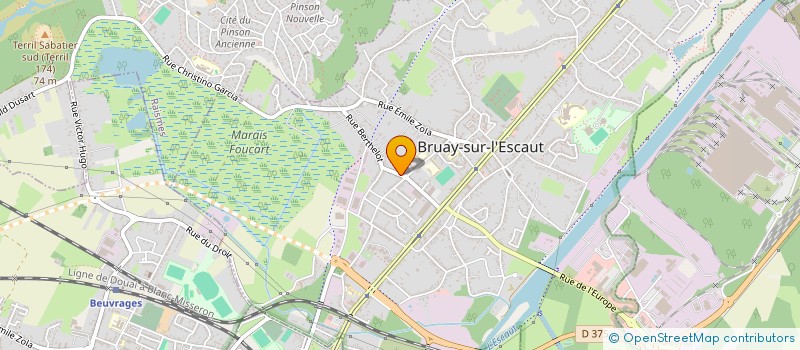 localisation de l'entreprise GY PRODUCT FRANCE à BRUAY-SUR-L'ESCAUT