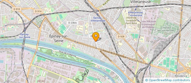 localisation de l'entreprise GYANT à EPINAY-SUR-SEINE