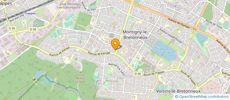 localisation de l'entreprise GYB CONSEIL à MONTIGNY-LE-BRETONNEUX