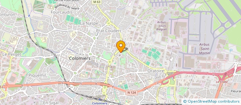 localisation de l'entreprise GYCASSOCIES à COLOMIERS