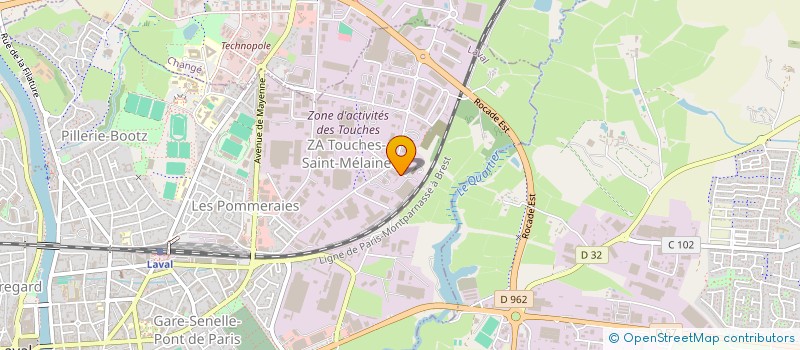 localisation de l'entreprise GYCHAEL à LAVAL