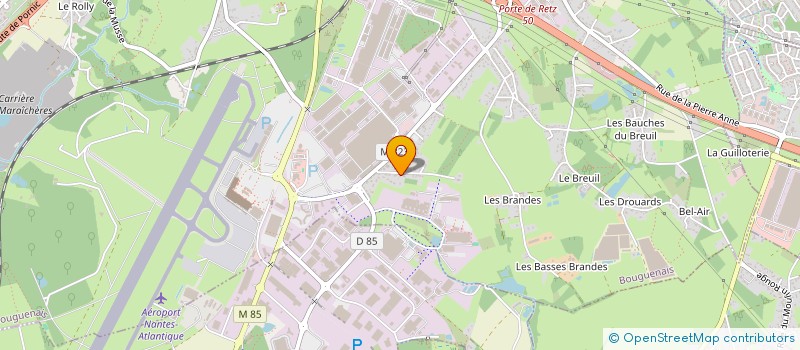 localisation de l'entreprise GYCY à BOUGUENAIS