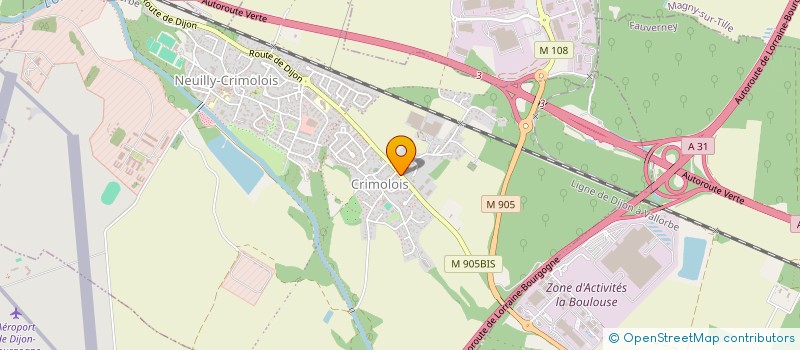 localisation de l'entreprise GYEP  NEUILLY-CRIMOLOIS