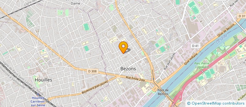 localisation de l'entreprise GYG CONSULTING  BEZONS