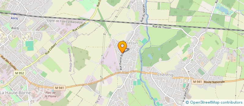 localisation de l'entreprise GYGAMATH GROUP  BAISIEUX