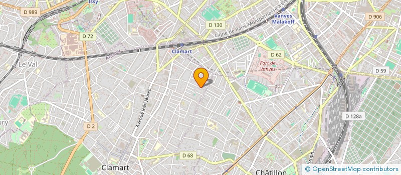localisation de l'entreprise GYIMA NEGOCE à CLAMART