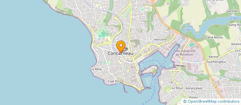 localisation de l'entreprise GYL  CONCARNEAU